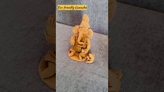 घर पर बनाएं Eco friendly Ganesha/ मिट्टी से बने गणपति बप्पा का मूर्ति/#making #shorts #ytshort