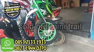 Sold out motor mini Tasikmalaya . Trail mini 50cc Puma73