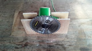 Upgrade circular saw 7 1/4" menjadi 8 1/4" untuk table saw