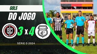 SANTA CRUZ DE NATAL 3 × 4 TREZE GOLS SÉRIE D 2024