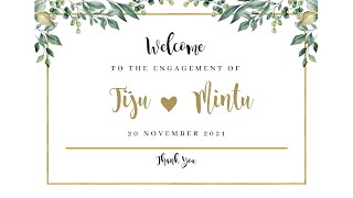 Engagement Ceremony: Tiju & Mintu | 20.11.2021 |