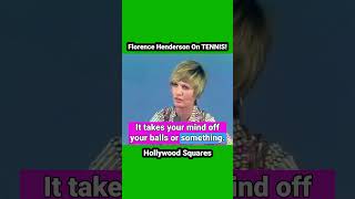 Florence Henderson KNOWS Tennis!   #hollywoodsquares  #funny #gameshow #1970s #laugh #hilarious