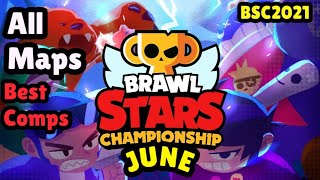 Brawl Stars June Championship challenge Map pool| Brawl Stars|