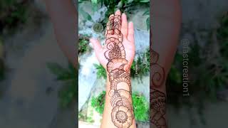 Latest front hand mehndi design।। standard mehndi design front hand।। Mehndi ka design।। mehndi