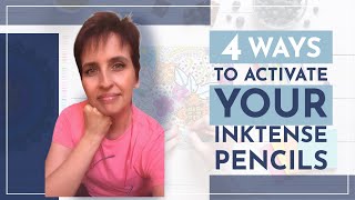 4 ways to activate inktense pencils / 4 maneiras de ativar Inktense pencils