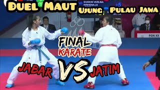 BAG BIG BUG.!!! JABAR Menang telak dari JATIM, FINAL KARATE PUTRI PON XX PAPUA 2021