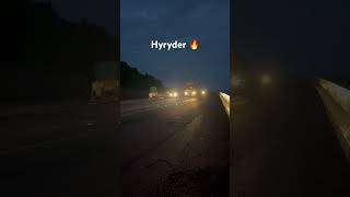 A night view of hyryder 🔥 #hyryder #grandvitara #newcar #elevate #seltos #hybrid