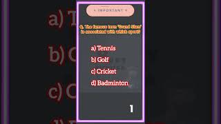 "GRAND SLAM" IS ASSOCIATED WITH WHICH SPORTS 🌎🌍🇮🇳?