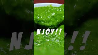 Tempting and Tasty Coriander Mint Chutney #shorts #short #shortvideo #youtubeshorts #trending #vw