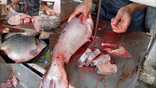 The machine cut all the fish with great skill | I am surprised to see his fish cutting| Fish Cutting