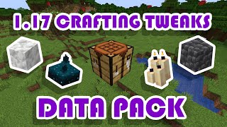 Minecraft 1.17 Crafting Tweaks Data Pack | Craftable Candles, Deepslate, Sculk Sensors, & More!