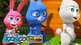 I Tre coniglietti 🐰 Canzoni con animale per bambini di LooLoo