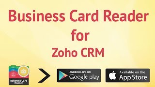 Считыватель визитных карточек для Zoho CRM