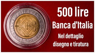 500 Lire Banca d'Italia - Italiy 1993 - Quanto Vale? Valore della Moneta in 4k