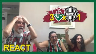 FAMÍLIA TRICOLOR REAGE À 3 FLUMINENSE X 1 OLÍMPIA - LIBERTADORES 2022