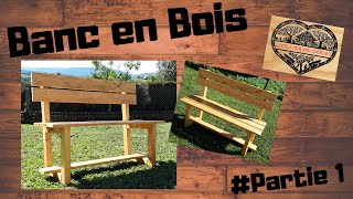 Banc en Bois 1/2