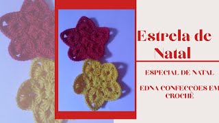 Estrela de Natal em Crochê