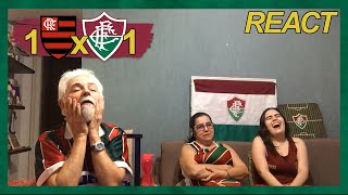 FAMÍLIA TRICOLOR REAGE A 1 FLAMENGO X 1 FLUMINENSE - CAMPEONATO BRASILEIRO 2023