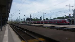 Züge am Stuttgarter HBF: BR 147+n-Wagen, ICE 1, Dostos...