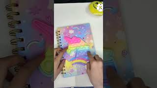 Unboxing Unicorn Pop-it diary #unboxing #popit #unicorn #stationary