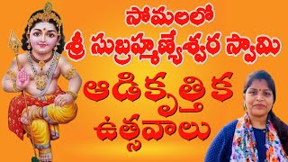 సోమలలో|| శ్రీసుబ్రహ్మణ్యేశ్వరస్వామి||ఆడికృత్తికఉత్సావాలు||Somala|| AadiKrittikai 2022||Adi Month||