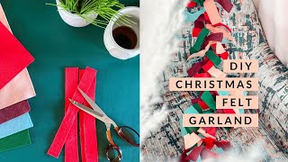 DIY Christmas Felt Garland