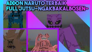 CARA PASANGADDON NARUTO+SHOWCASE ADDON INI ||MINECRAFT ADDDON TERBARU