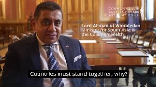 Lord Ahmad shares about how the Commonwealth can the lead the way in cybersecurity