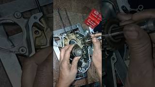 gear box me gear fitting video  hero splendor plus