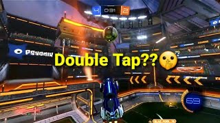 My First Double Tap 😆 | Rocket League Clips | Double Tap In Rocket League