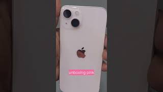 iphone 13 pink unboxing with 128 gb rom @smartboy7107 #iphoneunboxing #youtube #iphone13 #like