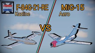 Could the F-84G pose a Threat to the MiG-15?! - 1953 Merklín incident | Warthunder sim