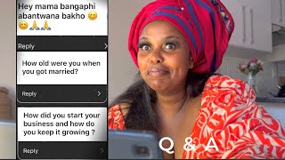 Q n A | Doek tutorials | Get to know me | business advices