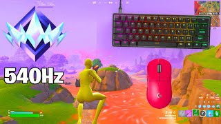 SteelSeries Apex Pro Mini ASMR 😴 Solo Gameplay 🏆 Satisfying Keyboard Fortnite 240 FPS 4K