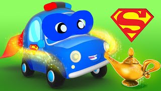 Il camion della polizia diventa SUPERMAN!