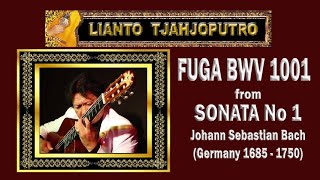 FUGA BACH  BWV 1001 - J.S Bach - Lianto Tjahjoputro - from Sonata 1001