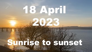 Sunrise to sunset on 18 April 2023 | 4K | Timelapse