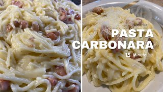 PASTA CARBONARA-ZA SAMO 15 MINUTA