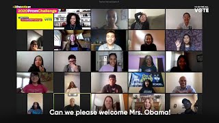 Michelle Obama Surprises 2020 Prom Challenge Winners