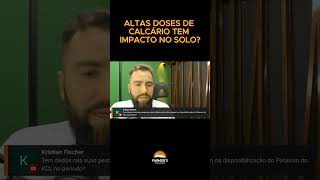 Aplicação de altas doses de calagem para correção do solo e impactos. #agro #agricultura #agronomia