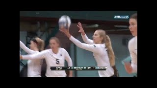 Iowa vs Michigan State Volleyball 2017 (Oct 28)