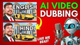 How to Translate Video Language with AI | Best Dubbing Ai Tool - AI video Dubbing 2024