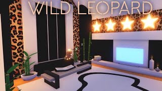 Wild Leopard Office - My Hyena's Favorite Room - Adopt Me! - Quick Build Tour