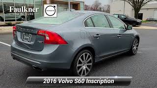 Used 2016 Volvo S60 Inscription T5 Platinum, East Petersburg, PA GB088880