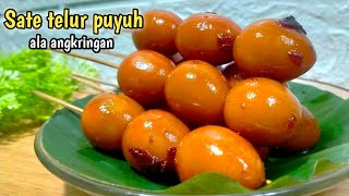 WAJIB COBA❗ SATE TELUR PUYUH ALA ANGKRINGAN