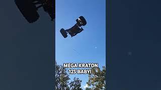 Mega Kraton 12S IS A BEAST! #beastmode #customrc #sendit #rcbashing #rcbasher #arrma #letsgo