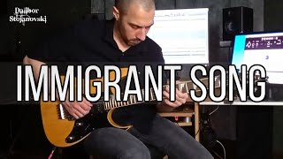 Led Zeppelin - Immigrant Song | Guitar Cover | Dalibor Stojanovski