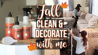 FALL CLEAN & DECORATE WITH ME // Ultimate Cleaning Motivation // 5 Hours Of Cleaning!