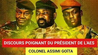 L'an 1 de l'AES, discours du président en exercice le Colonel Assimi Goïta