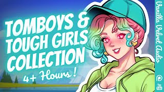 Tomboy and Tough Girl Audio & ASMR Collection (Remastered • Complete Series • Themed Compilation!)